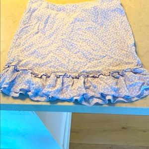Brandy Melville light blue flower skirt